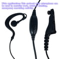 thumbnail image 3 of Bearachild Colgador de oreja en forma de G Auriculares Comunicación Auricular Vigilancia Auricular Radios bidireccionales Gancho para la oreja Teléfono y Comunicación, 3 of 6