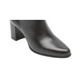 thumbnail image 3 of Rockport Women's Flex Gore Accent Camdyn Block Heel Zip up Leather Boots Black Size 8 M, 3 of 3