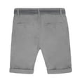 thumbnail image 5 of Ma Croix Mens Twill Chino Shorts with Belt Casual Roll Up Flat Front Classic Fit Pants, 5 of 5