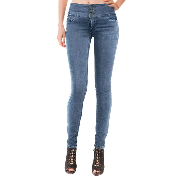 Hybrid & Company Jeans en Denim Stretch Super Confortables pour Femmes P45067SK Medium BLU 11