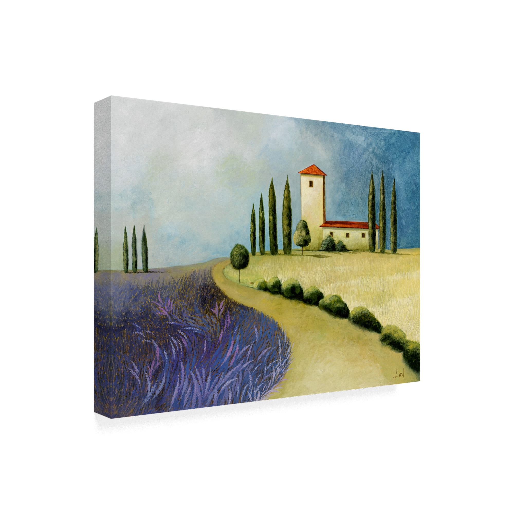 Trademark Fine Art 'Tuscan Villas Paint 3' Canvas Art by Pablo Esteban