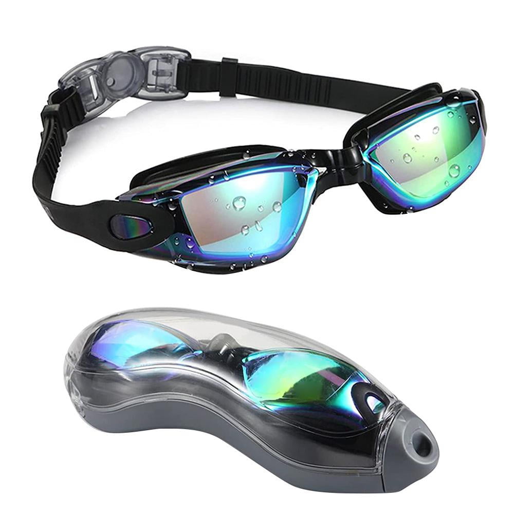 Electroplated UV Waterproof Adjustable Swimming Goggles 