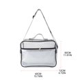 thumbnail image 2 of Anti-Static PVC Bags Cleanroom Engineer Bag Waterproof Tool Organizer Transparent Crossbody Shoulder Bag for Working, 2 of 9