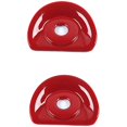 thumbnail image 3 of Cubierta decorativa del pasador de la cerradura de la puerta del automóvil Pegatinas para 2009-2014 Accesorios interiores, Rojo, 3 of 5