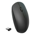 thumbnail image 2 of Latrodar 2.4G Wireless Mute Bluetooth Mouse Laptop Office Business Mouse Well-Made Black 4.8x3.2 Inch Home Essentials, 2 of 5