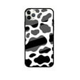 thumbnail image 1 of Compatible avec Étui iPhone pour Filles Femmes, Étui Rigide avec Pare-Chocs en TPU Souple Étui de Protection Mignonne avec Motif Vache pour iPhone, 1 of 5