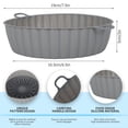 thumbnail image 3 of 2 Pcs Casserole en Silicone pour Friteuse à Air Chaud avec Poignée Doublure Réutilisable pour Friteuse à Air Poêle de Cuisson en Silicone Résistante à la Chaleur pour Friteuse à Air, 3 of 9