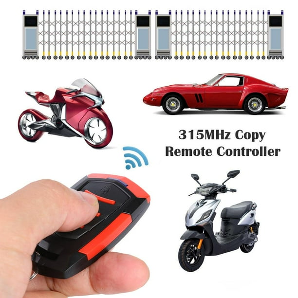 Duplicador de control remoto de 4 canales para abrepuertas de llave de motocicleta de automóvil (315 MHz) Sywqhk Para estrenar
