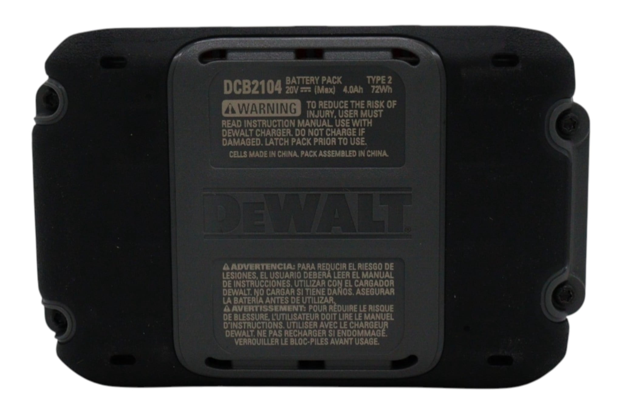DEWALT 20V MAX Battery XR POWERPACK 4Ah Lithium Ion Battery (DCB2104) – Compatible with All DEWALT 20V MAX Tools