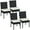 Cream White#7, variant on Patio Furniture Outsunny Stackable PE Rattan Outdoor Dining Chairs with Cushions, Set of 4 Patio Wicker Dining Chairs with Armrests and Backrest for Patio, Deck, Cream White,Patio Chairs