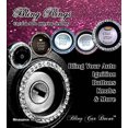 thumbnail image 3 of ORUYROP Crystal Bling Ring Car Decal Emblem, Crystal Bling Ring Metal Sticker (1 Pack Ring, Silver), 3 of 6
