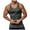 Z-Dark Gray131, variant on Mens Summer Knitted Tank Top Athletic Scoop Neck Fashion Sleeveless Breathable Slim Fit Vertical Striped Fitness Sports Comfort Vest