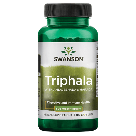 Swanson Triphala Capsules, 50mg, 100 Count