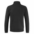 thumbnail image 3 of Lu's Chic Men's Long Sleeve Cardigan Sweater Knitted Thick Warm Fleece Lined Slim Fit Sweater Soft Cable Knit Zip Up Winter Knitwear with Pocket Business Casual Work Black 36, 3 of 3