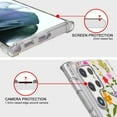 thumbnail image 4 of CoverON Phone Design For Samsung Galaxy S22 Ultra Case, Clear Flexible Soft Rubber Slim TPU Cover, Flower Garden, 4 of 8