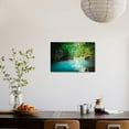 thumbnail image 4 of Jungle Landscape with Flowing Turquoise Water of Erawan Cascade Waterfall at Deep Tropical Rain For, Scenic Unframed Photographic Print Wall Art by Perfect Lazybones Sold by ArtCom, 4 of 4