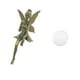 thumbnail image 4 of Figura de hada sentada, adorno de escritorio, maceta, decoración, escultura para estantería Bronce, 4 of 9