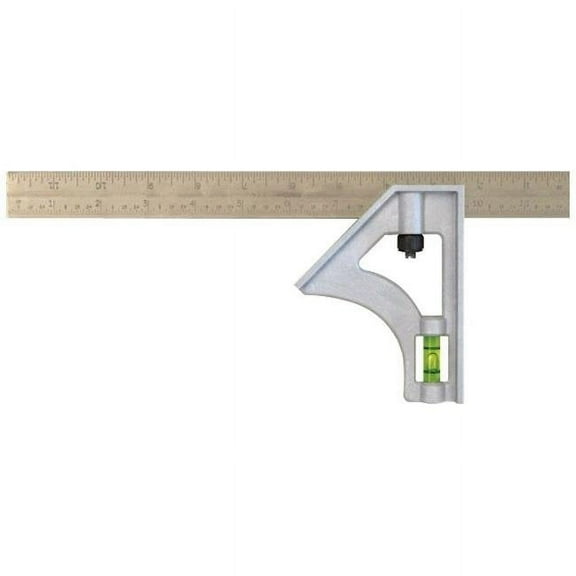 Johnson Level 415 Structo-Cast Combination Square, 12", Each