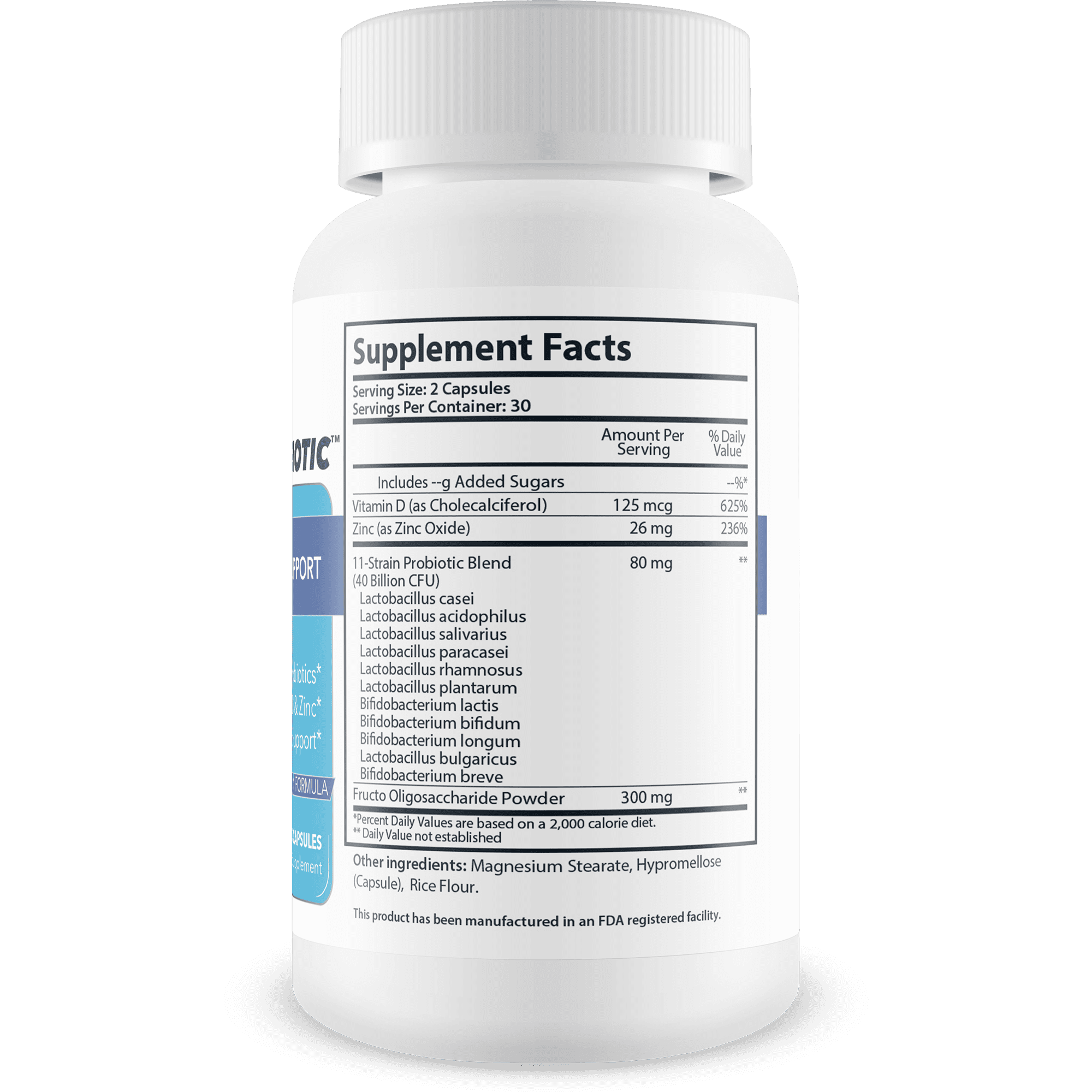 Pro Skin Probiotic - Skin Health Supporting Probiotic with Immune Support - Promote Healthy Skin Microbiome from Inside Out - Health Starts in the Gut - Support Reduced Breakouts, Redness, Puffiness
