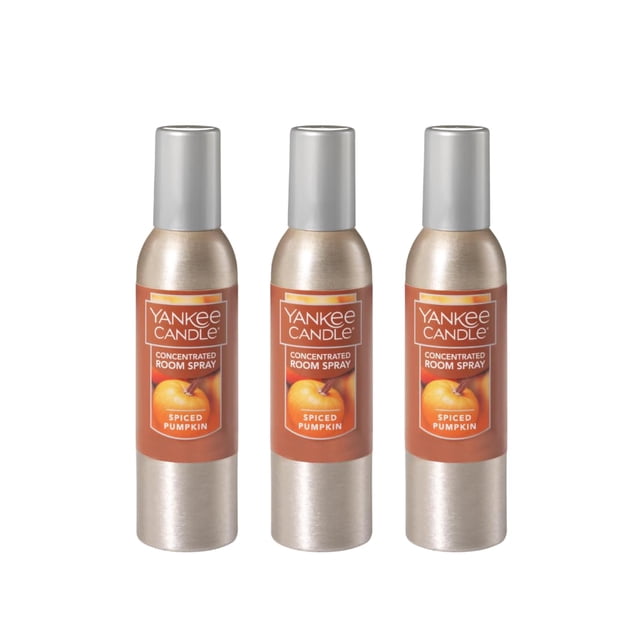 Spray Ambiental Yankee Candle Spiced Pumpkin 44mL (Paquete de 3)