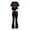Black, variant on CPNG Girls Cherry Print Outfits Round Neck Short Sleeved T Shirts and Matching Flare Pants 2 Pieces Casual Cute Sweatsuits Set