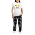 thumbnail image 5 of CafePress - Couples Mac And Cheese Pair Pajamas - Women's Short Sleeve Print T-Shirt and Pants Light Cotton Pajama Set, 5 of 7