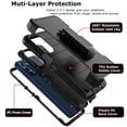 thumbnail image 2 of Takfox Case For Apple iPhone 14/iPhone 14 Plus/,Belt Clip Holster Protective Heavy Duty Shockproof [Full-Body Protection] Kickstand Rugged Cover,Black, 2 of 7