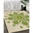 thumbnail image 2 of Ahgly Company Indoor Square Patterned Khaki Gold Area Rugs, 6' Square, 2 of 6