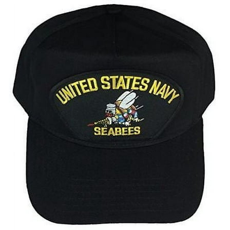 USN NAVY SEABEES HAT CAP CAN DO CB CONSTRUCTION BATTALION ENGINEER VETERAN
