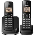 thumbnail image 1 of Panasonic KXTGC382B DECT 6.0 2-Handset Landline Telephone, Black, 1 of 9