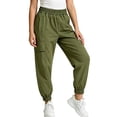 thumbnail image 3 of Avtoify Boys Pants Children's Solid Color Elastic Waist with Side Pockets Slim Sports Sweatpants Long Pants for Kids, 3 of 9