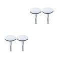 thumbnail image 4 of Raindrops 4 pcs Brass Bathtub Stopper With Flat Seal Bathroom Sink Hole Cover Metal Sink Stopper For Faucet Installation Cover And Kitchen Tap Cover, 4 of 8