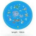 thumbnail image 3 of Large Foldable Pet and Kids Water Play Mat Portable Outdoor Sprinkler Pad for Backyard Park Beach Activities, 3 of 7