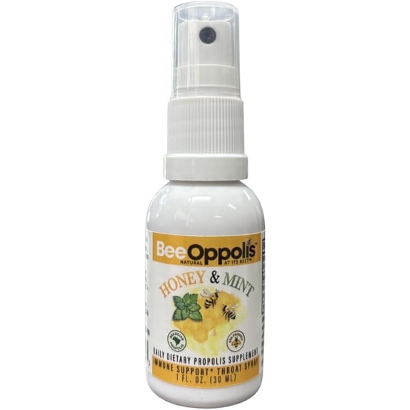 Beeoppolis Sinus Relief Liquid for Allergy with Organic Ingredients, Alcohol-Free Ingredients, 1 oz