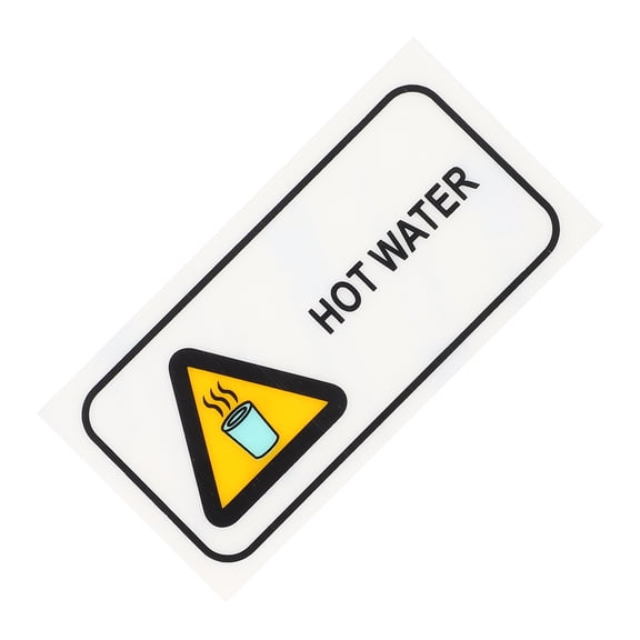 Soimiss Warning Decals Multi Pet Hot Water Labels Easy Apply for Decoration Safety