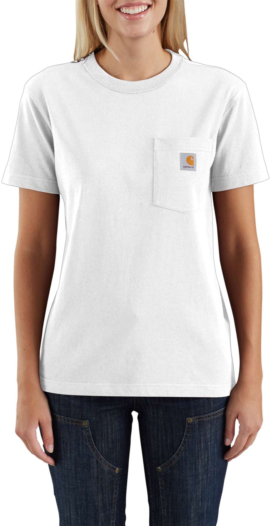 Carhartt - Carhartt Women's WK87 Workwear Pocket SS T-Shirt - Walmart ...