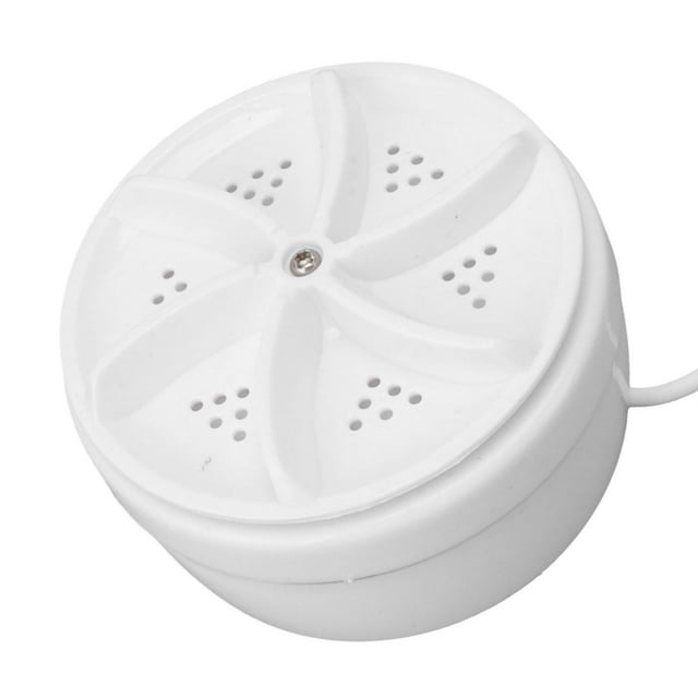 Mini Lavadora Ultrasónica, Fuerte Descontaminación, Lavadora De Viaje Portátil, Enchufe Estadounidense, 100-240 V, Rueda De Onda De Alta Torsión, 60 W, Para Calcetines, Ropa