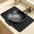 thumbnail image 7 of 2025 Upgrade Silicone Dish Drying Mat for Kitchen Counter, 40X33cm/15.7X13in, Extra Large Dish Drying Pad, Heat & Water Resistant Silicone Dish Drying Mats with Drain Lip for Drying Dishes Rack, 7 of 7