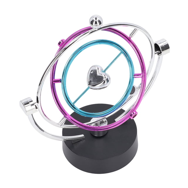 Magnetic Perpetual Motion Ornament, Easy To Install Decoration Rotating Steady Movement Desktop Perpetual Motion Ornament For Office