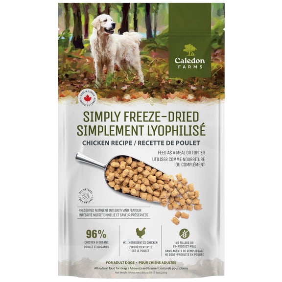 Caledon Farms all Natural Simply Freeze-Dried Dog Food Chicken Recipe 280g