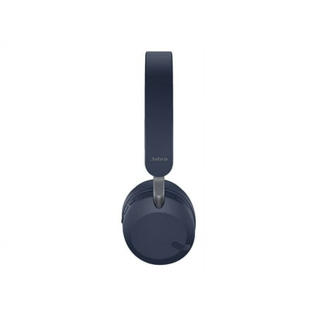 Jabra - Elite 45h Wireless On-Ear Headphones - Navy