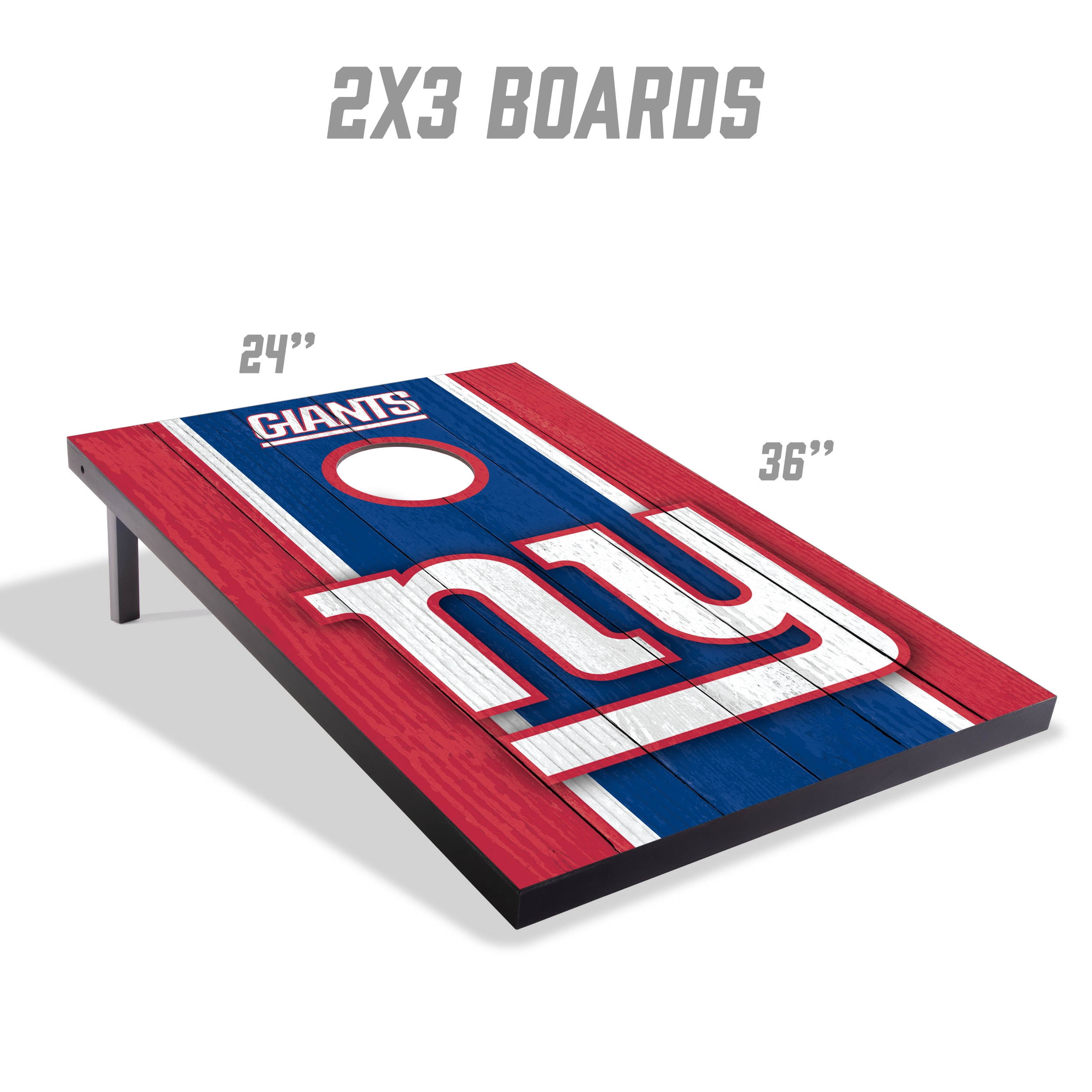 YouTheFan NFL New York Giants 2' x 3' MDF Cornhole Game