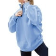 thumbnail image 5 of Womens Oversized Sweatshirts Hoodies Half Zip Pullover Fall  Outfits 2023 Y2k Clothes, Womens Sweatshirts Half Zip Cropped Pullover Fleece Quarter Zipper Hoodies Fall outfits Clothes, 5 of 6