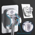 thumbnail image 3 of Juego de 2 soportes de ducha de pared (plateado), 3 of 5
