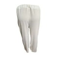 thumbnail image 6 of DHFJKG Women's Casual Pants High Waisted Wide Leg Pants With Side Cutouts For Daily Wear Vacation And Sports Comfortable Stretch Basic Trousers Cozy Trousers, 6 of 6