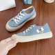 thumbnail image 4 of Platform Canvas Shoes, Schoolchildren, Soft Soles, Women's Shoes, Fashion, Slip-On Sneakers, Casual Shoes, Breathable, Comfort, 4 of 5
