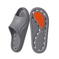 thumbnail image 1 of Cozy Water Slide In Home Slippers For Couples Open Toe Indoor Bath Spa Slippers With Sole, 1 of 5