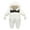White, variant on Kids Overalls Winter Coat and Snow Pants Set Warm Thermal Ski Kid Winter Snowsuit White 66
