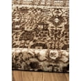 thumbnail image 5 of Platinum Isphahan Brown Rug 8x11 Geometric Design Soft Microfiber Polyester, 5 of 5