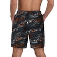 thumbnail image 2 of Lsque Mens Swim Trunks Cool Sports Car Pattern - Bathing Suit Compression Liner - Beach Swim Shorts Swimwear - (S-3XL) - Stretch Quick Dry -Medium, 2 of 9